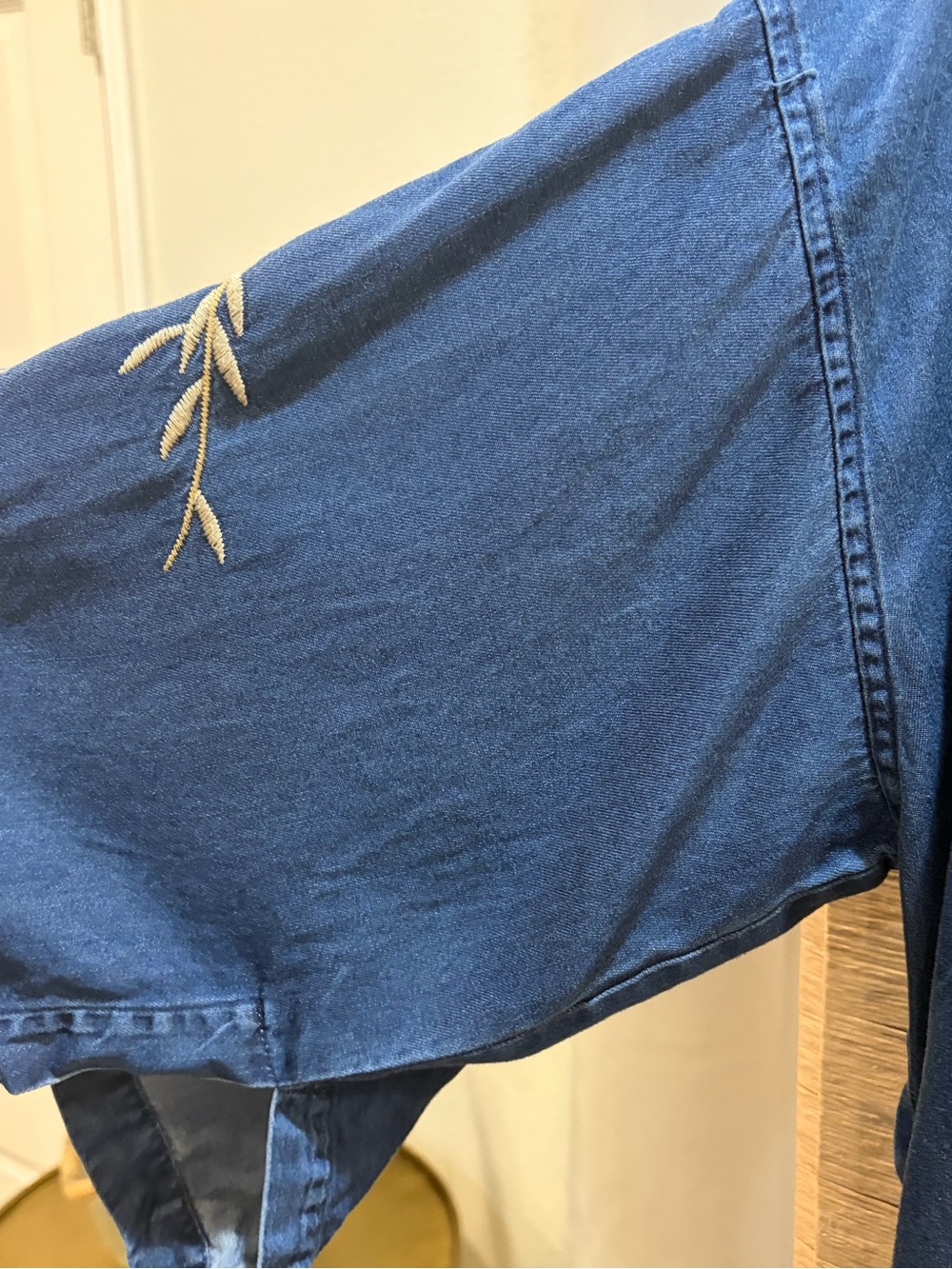 $280 Johnny Was CALIPSO TENCEL KIMONO size XL EUC embroidered bohemian - Picture 4 of 7